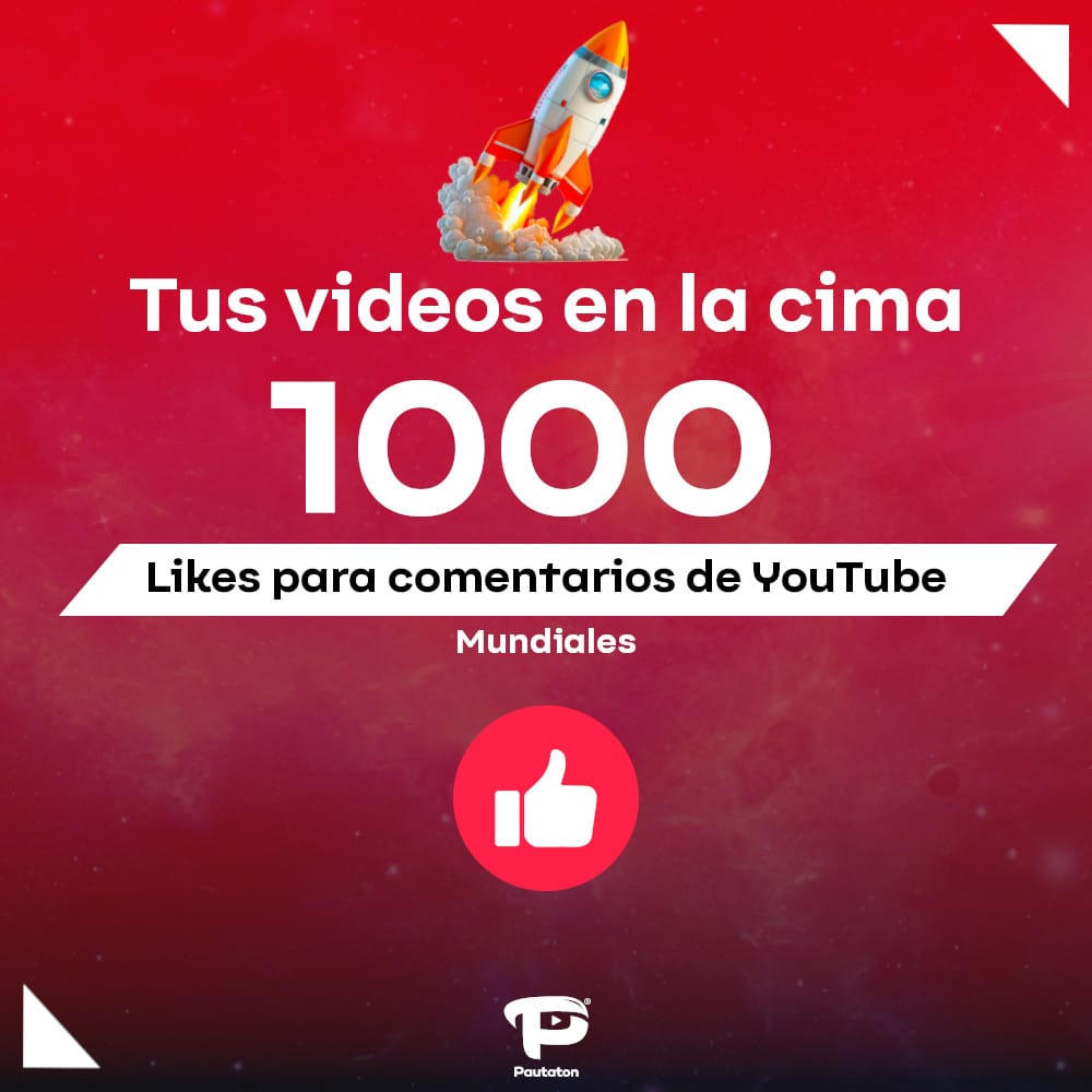 1000 likes para comentarios