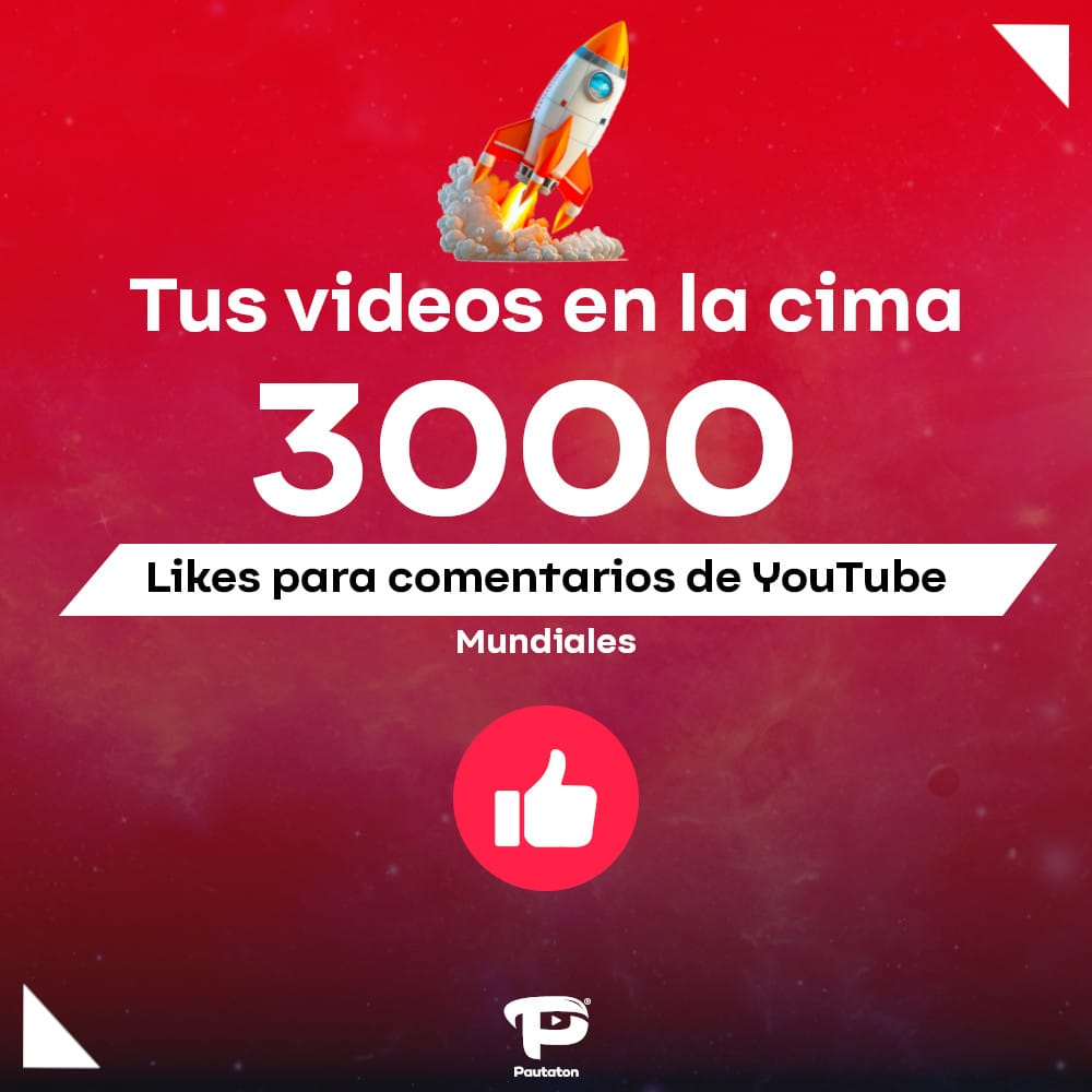 3000 likes para comentarios
