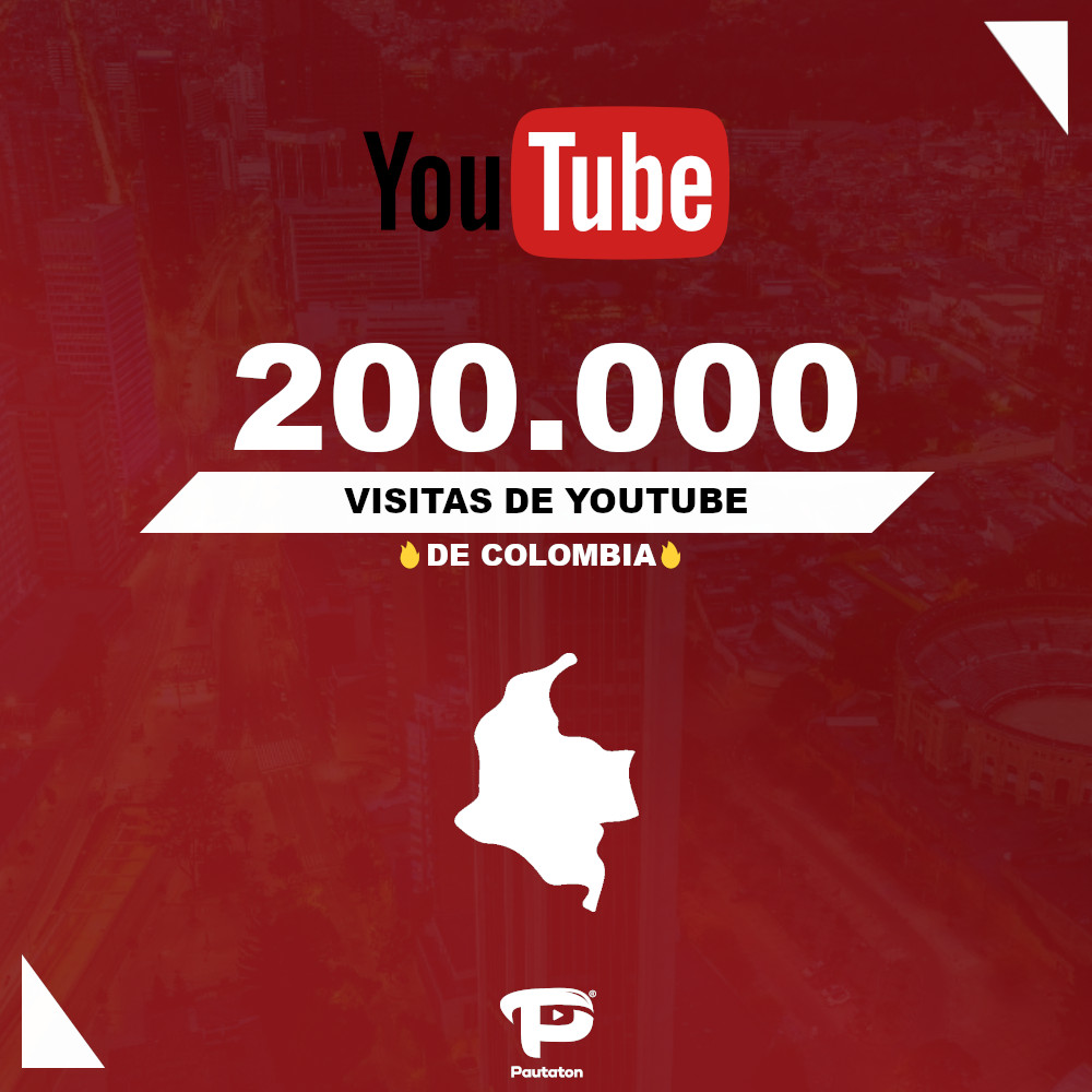 Comprar visitas YouTube Colombia