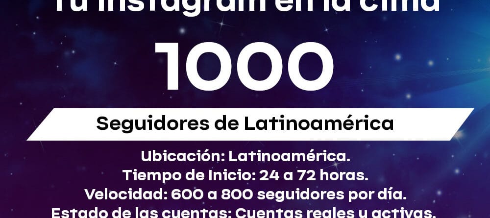 Seguidores Instagram Latinoamerica