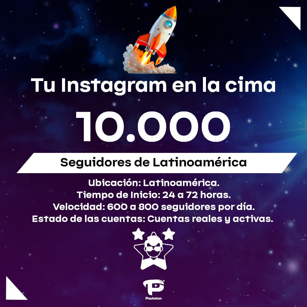 10.000 Seguidores de Latinoamérica