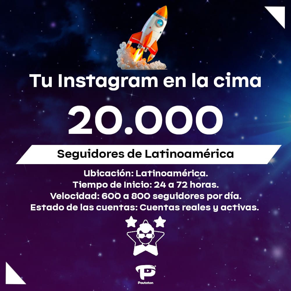 20.000 Seguidores de Latinoamérica