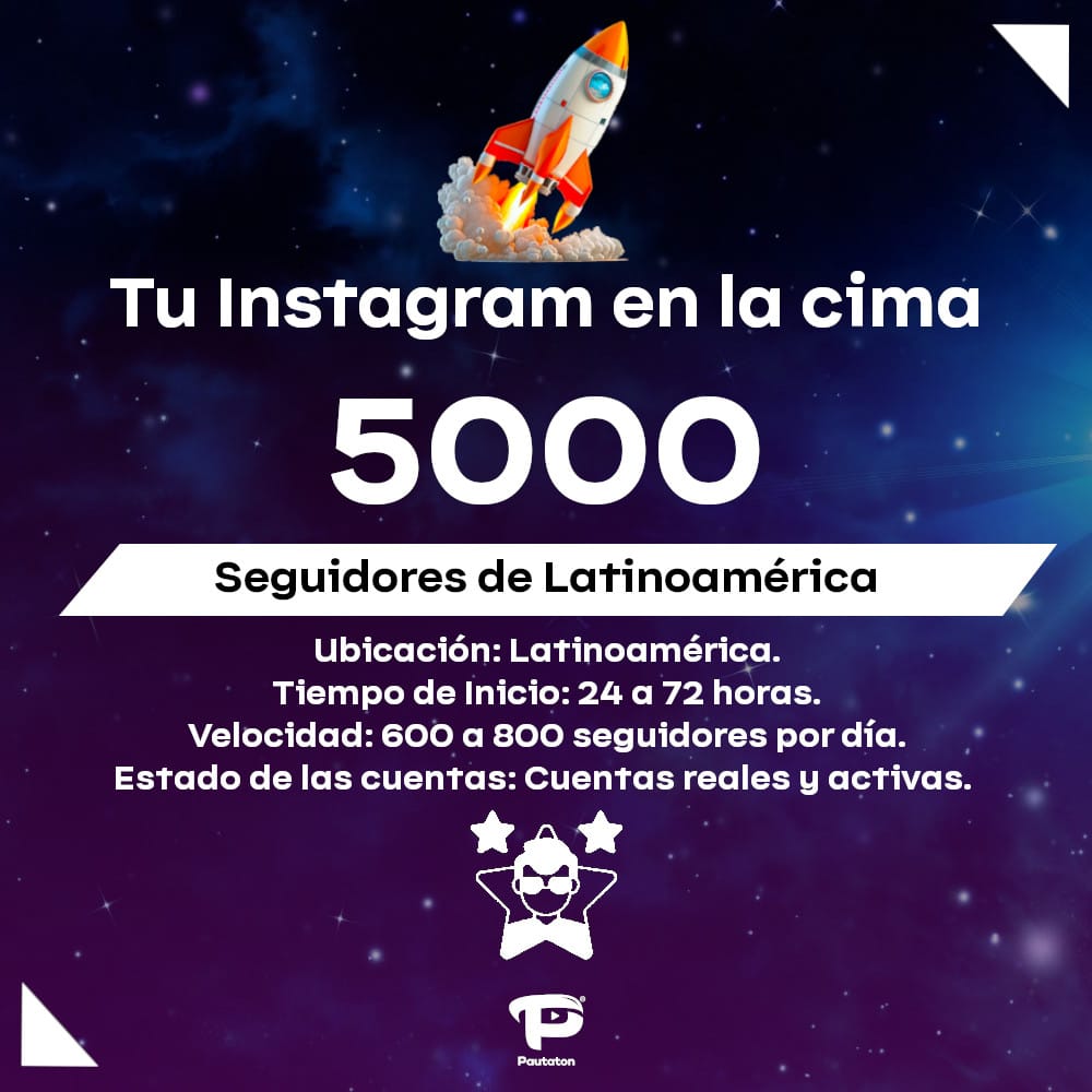 5000 Seguidores de Latinoamérica